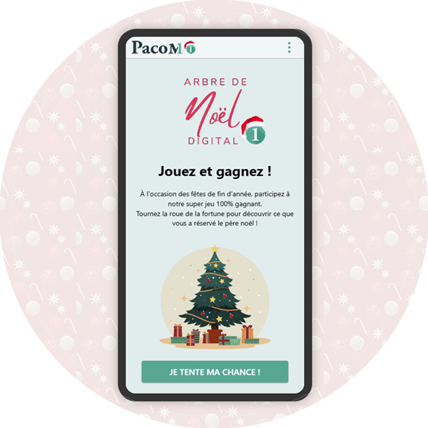 Jeu PACOM1 Arbre de Noël digital