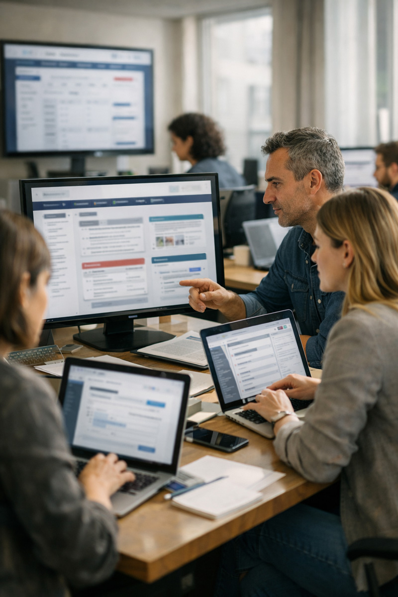 Pages métiers et contenus utiles pour le secteur public