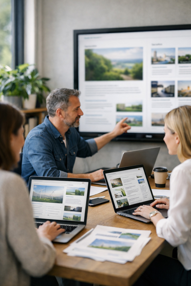 Pages métiers et contenus utiles pour la transition écologique